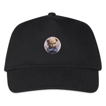 Ober-Teddy: Courageous and determined - Kids’ Baseball Cap - black - Front