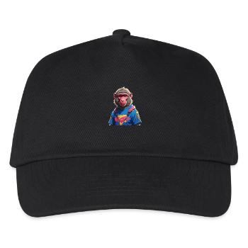 Pavian - Kinder Basecap - Schwarz - Vorne