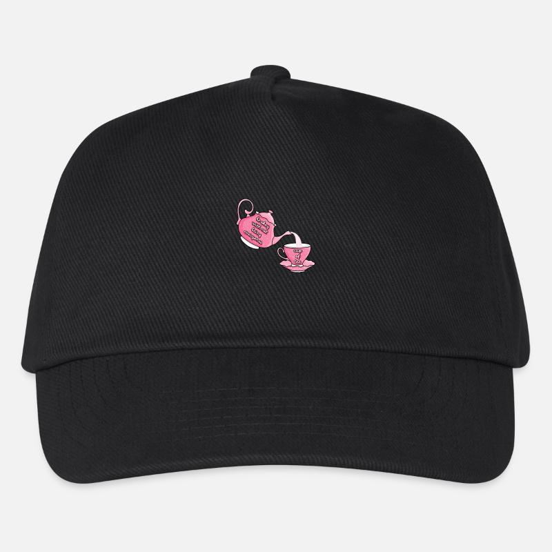 Sprüche Tee - Kinder Basecap - Schwarz
