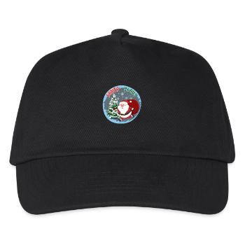 Santa Claus - Kinder Basecap - Schwarz - Vorne