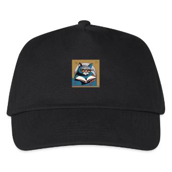 Eine schlaue Katze - Kinder Basecap - Schwarz - Vorne