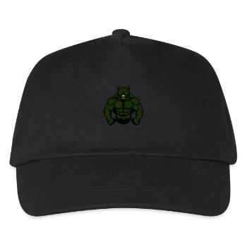 Bear Comic Fit - Kids’ Baseball Cap - black - Front