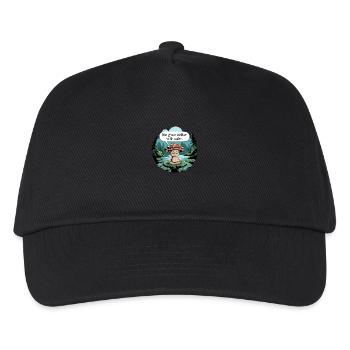 Nous grandissons mieux avec le calme - Casquette de baseball Enfant - noir - Devant