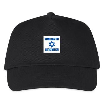 stand against antisemitism - Kinder Basecap - Schwarz - Vorne