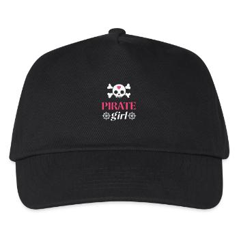 Pirate Skull for Girl - Kids’ Baseball Cap - black - Front