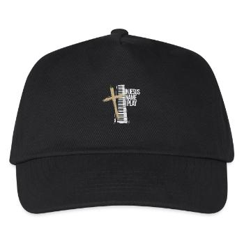 Praise through piano music - Kids’ Baseball Cap - black - Front