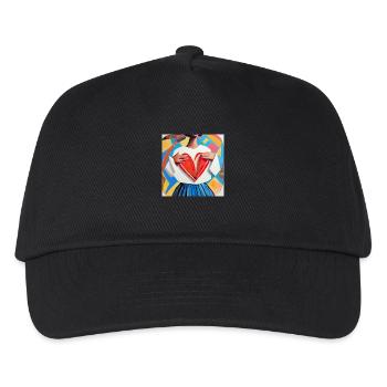 Mon cœur me correspond-il ? - Casquette de baseball Enfant - noir - Devant