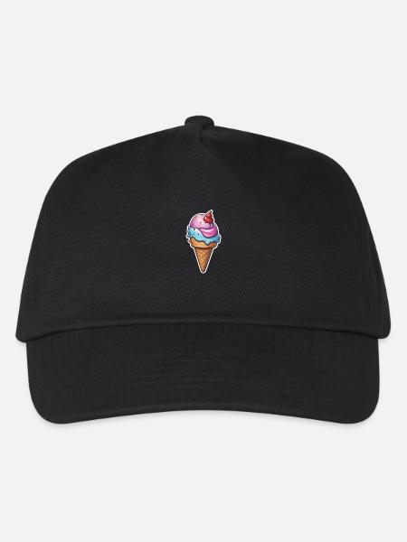 Eis - Kinder Basecap - Schwarz