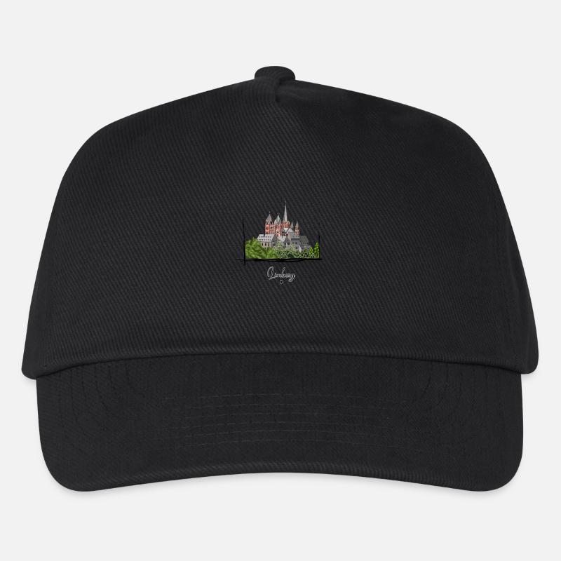 Limburger Dom // Illustration - Kinder Basecap - Schwarz