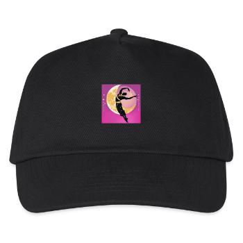 By matching - Kids’ Baseball Cap - black - Front
