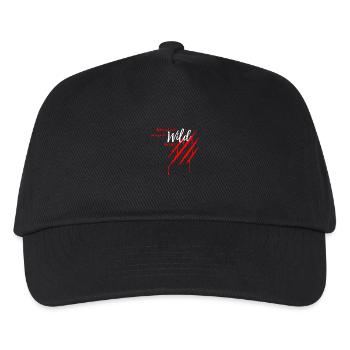 Alles ist gut solange du wild bist - Wild Biest dk - Kinder Basecap - Schwarz - Vorne