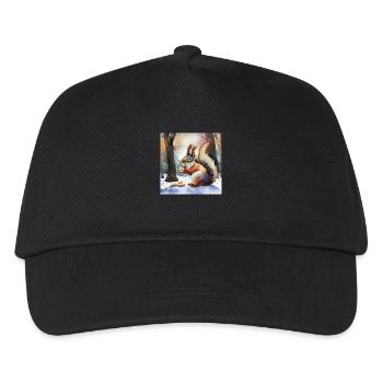 Trésors de l’hiver - Casquette de baseball Enfant - noir - Devant