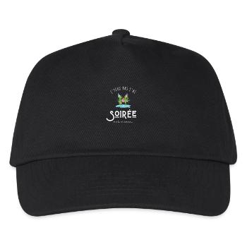 J’peux pas j’ai soirée avec des extraterrestres - Casquette de baseball Enfant - noir - Devant