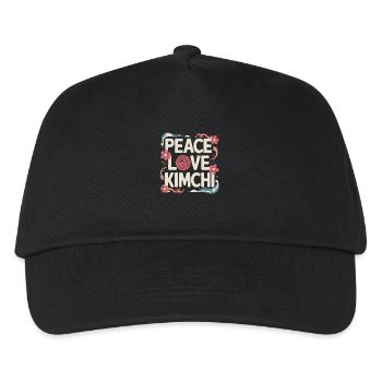 Funny saying for foodies - Kids’ Baseball Cap - black - Front