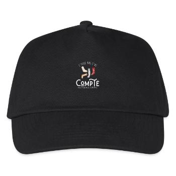 Ich kann nicht, ich habe meine verwaisten Socken gezählt - Kinder Basecap - Schwarz - Vorne