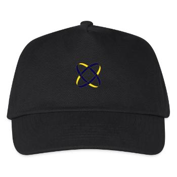 Zwei Ringe - Kinder Basecap - Schwarz - Vorne