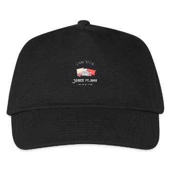 I can't I have a sleepover with my toaster - Kids’ Baseball Cap - black - Front