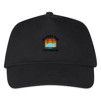 I can't I have a swimming pool - Kids’ Baseball Cap - black - Front