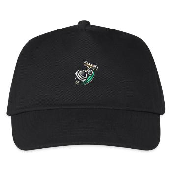 Croquet logo - Kids’ Baseball Cap - black - Front