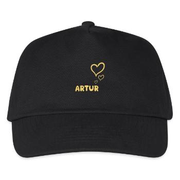 Gift for Artur - Kids’ Baseball Cap - black - Front