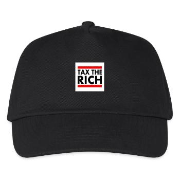 Tax the rich - Kinder Basecap - Schwarz - Vorne