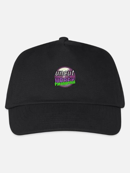 uncutURBEX Paranormal LOGO - Kinder Basecap - Schwarz
