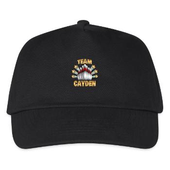 Bowling Cayden - Kinder Basecap - Schwarz - Vorne
