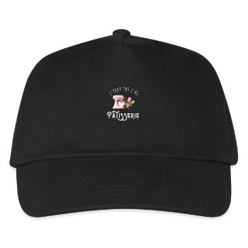 I Can't I Gebäck - Geschenkidee - Kinder Basecap - Schwarz - Vorne
