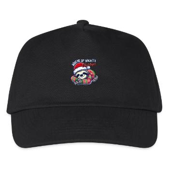 Wake Me Up When Its Christmas - Kids’ Baseball Cap - black - Front