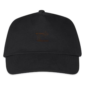 Café d'abord, questions ensuite. - Casquette de baseball Enfant - noir - Devant
