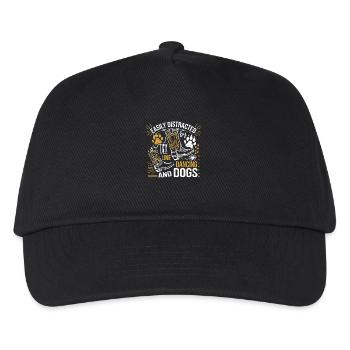 Funny saying for dance and dog lovers - Kids’ Baseball Cap - black - Front