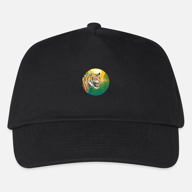 Tigre - Casquette de baseball Enfant - noir