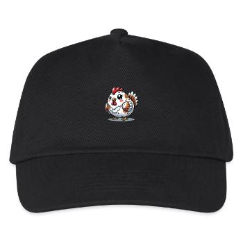 Chicken - Kids’ Baseball Cap - black - Front