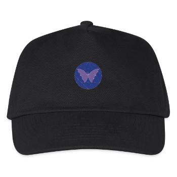 Géométrie sacrée papillon - Casquette de baseball Enfant - noir - Devant
