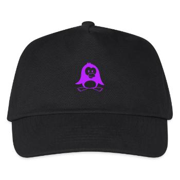 Mignon pingouin antarctique pôle sud zoo animal oiseau cool - Casquette de baseball Enfant - noir - Devant