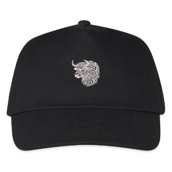 Taurus Tribal - Kids’ Baseball Cap - black - Front