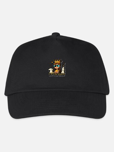 Dame Königin Queen Schach - Kinder Basecap - Schwarz