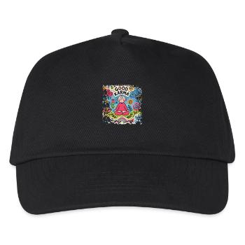 Good Karma - Gutes Karma - Kinder Basecap - Schwarz - Vorne