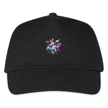 Dancing Rabbit - Kids’ Baseball Cap - black - Front