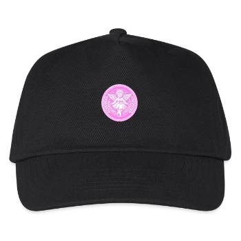 Schutzengel Logo - Kinder Basecap - Schwarz - Vorne