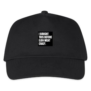 i bought this before elon went crazy - Kinder Basecap - Schwarz - Vorne