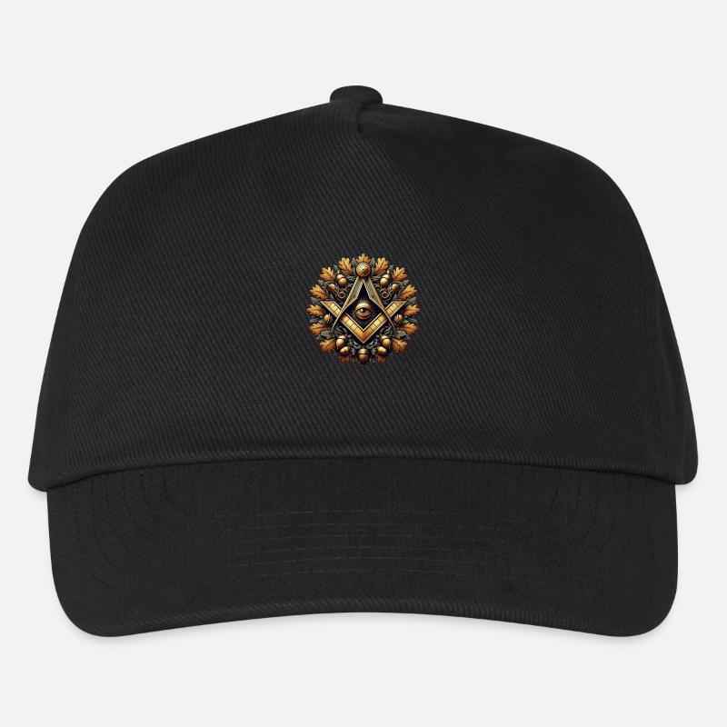 Freimaurer Logo - Kinder Basecap - Schwarz
