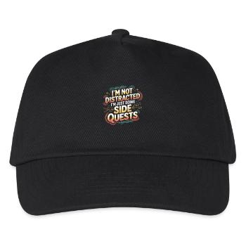 I'm Not Distracted I'm Just Doing Side Quests 6 - Kinder Basecap - Schwarz - Vorne