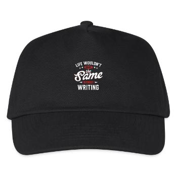 La vie ne serait pas la même sans l’écriture - Casquette de baseball Enfant - noir - Devant