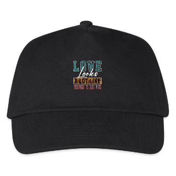Love Looks A Lot Like Sunrises - Kids’ Baseball Cap - black - Front
