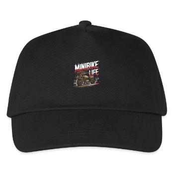 Life on two small wheels - Kids’ Baseball Cap - black - Front