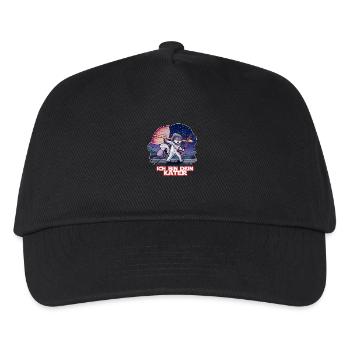 Ich bin dein Kater, Geschenk Katzenliebhaber - Kinder Basecap - Schwarz - Vorne