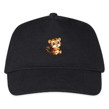 Tiger cub - Kids’ Baseball Cap - black - Front