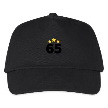 65 Years Star - 65th Anniversary Gift - Kids’ Baseball Cap - black - Front