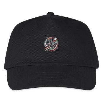 Kart Motorsport - Kinder Basecap - Schwarz - Vorne